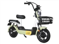 Mini E Bike con Cestino e Pedale